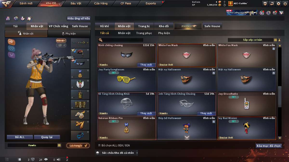 shop acc cf uy tin gia re